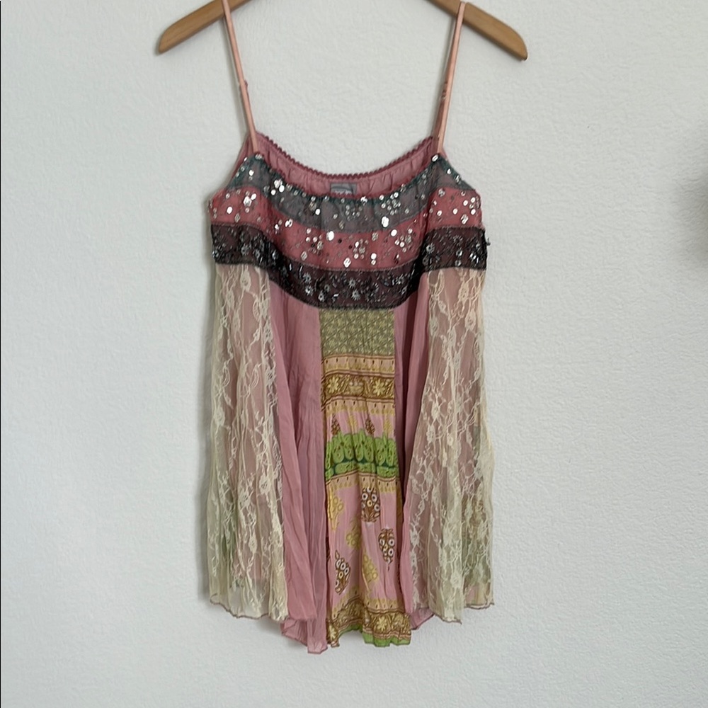 Bohemian Patchwork Lace Dress